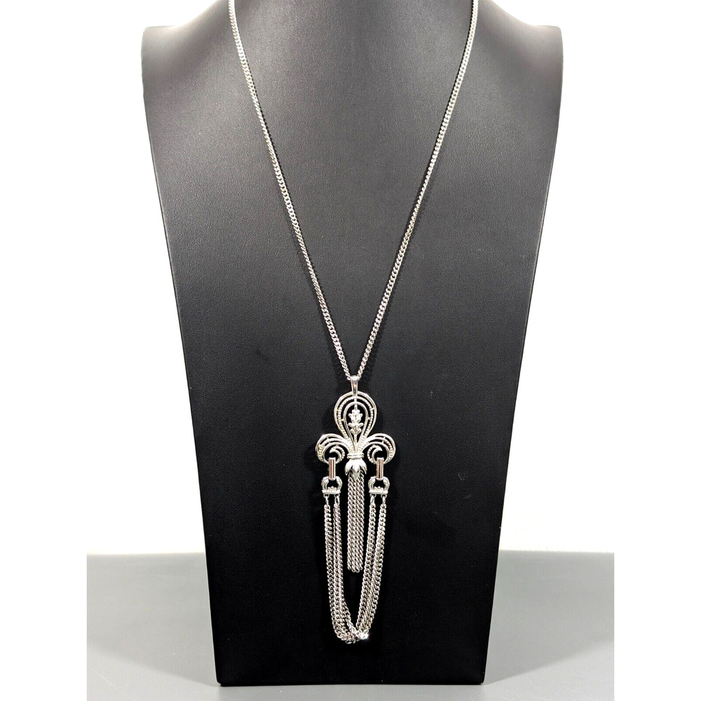 VTG‎ Sarah Coventry Grecian Convertible Necklace Bracelet Set Fleur De Lis